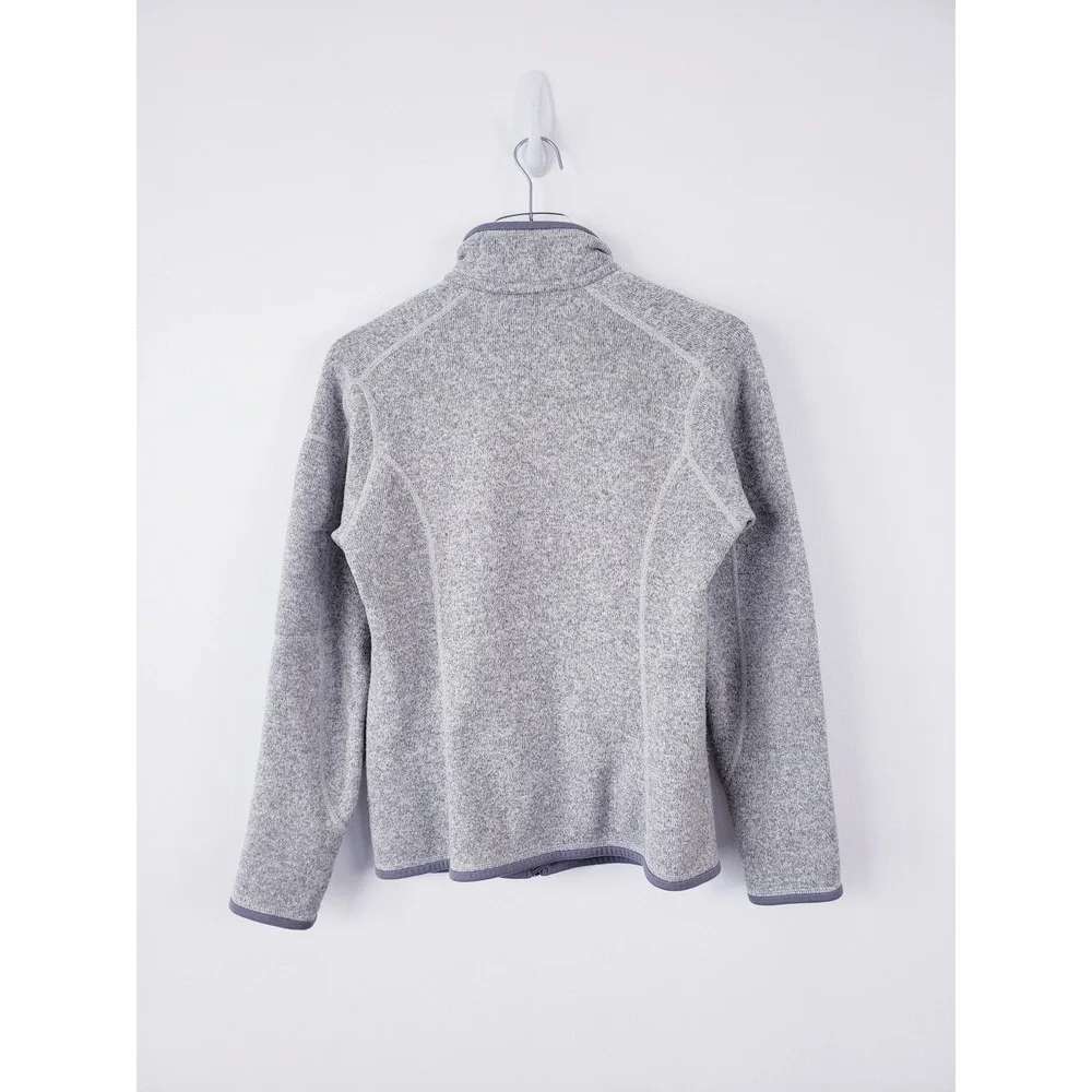 Patagonia Better Sweater Full Zip Jacket Gray Knit Fleece Womens Size Small‎